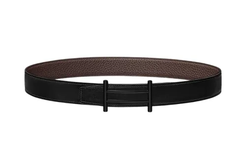 HERMES Togo Cow Leather Belts Men's 3.2cm
