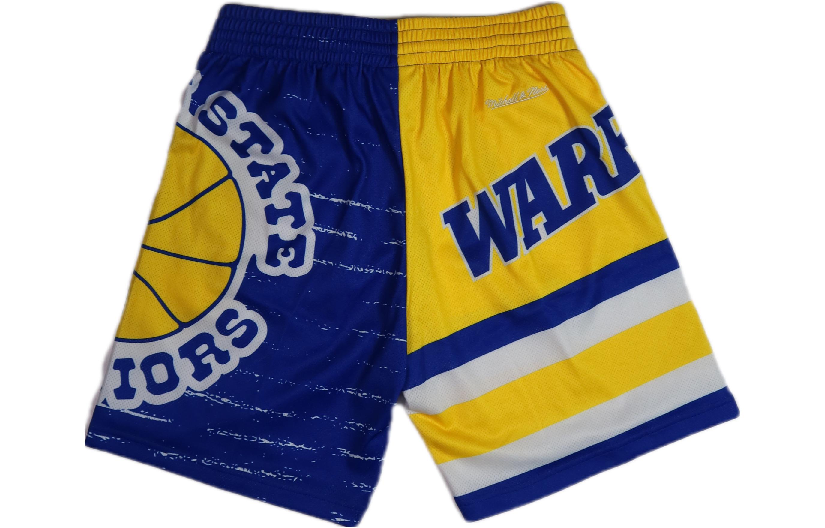Mitchell Ness Basketball Shorts Men’s Yellow Blue