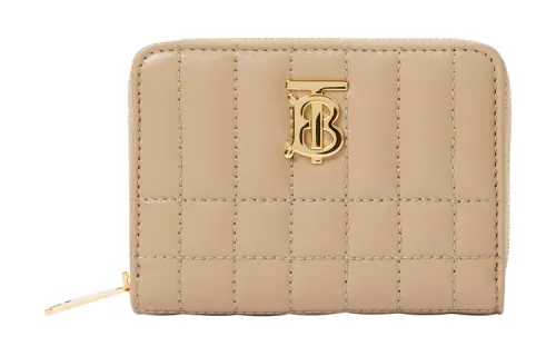 Burberry Lola Bag Sheepskin Wallet Women's Wheat Beige
