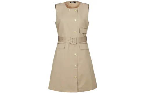 EVISU Sleeveless Dress Women's Taupe