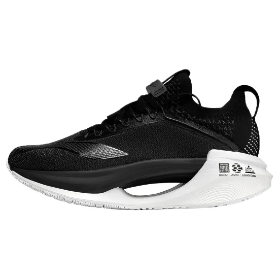 LiNing Jueying Essential BOOM Technology Anti Slip And Wear Resistant Breathable Low Top Running Shoes Men's Black