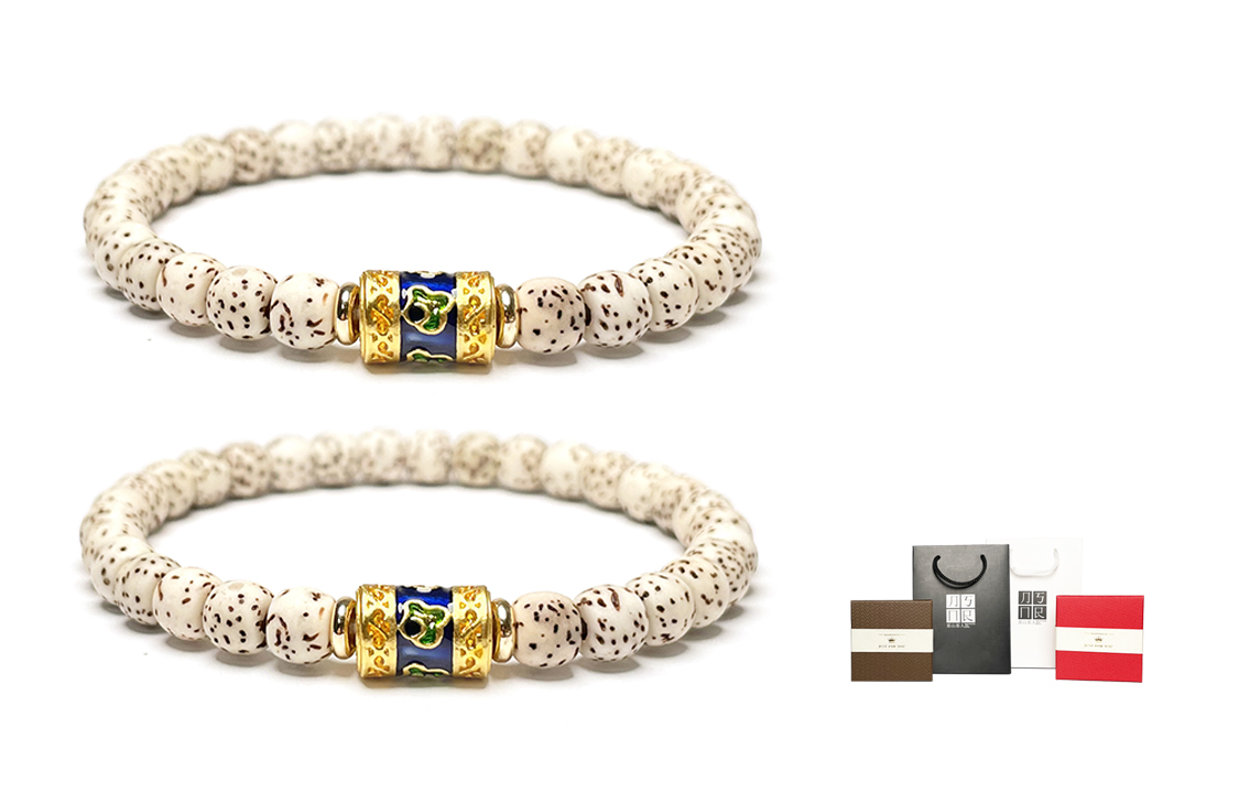 MOUNTAINS AND MANS Star Moon Bodhi Seeds Beaded Bracelets Unisex
