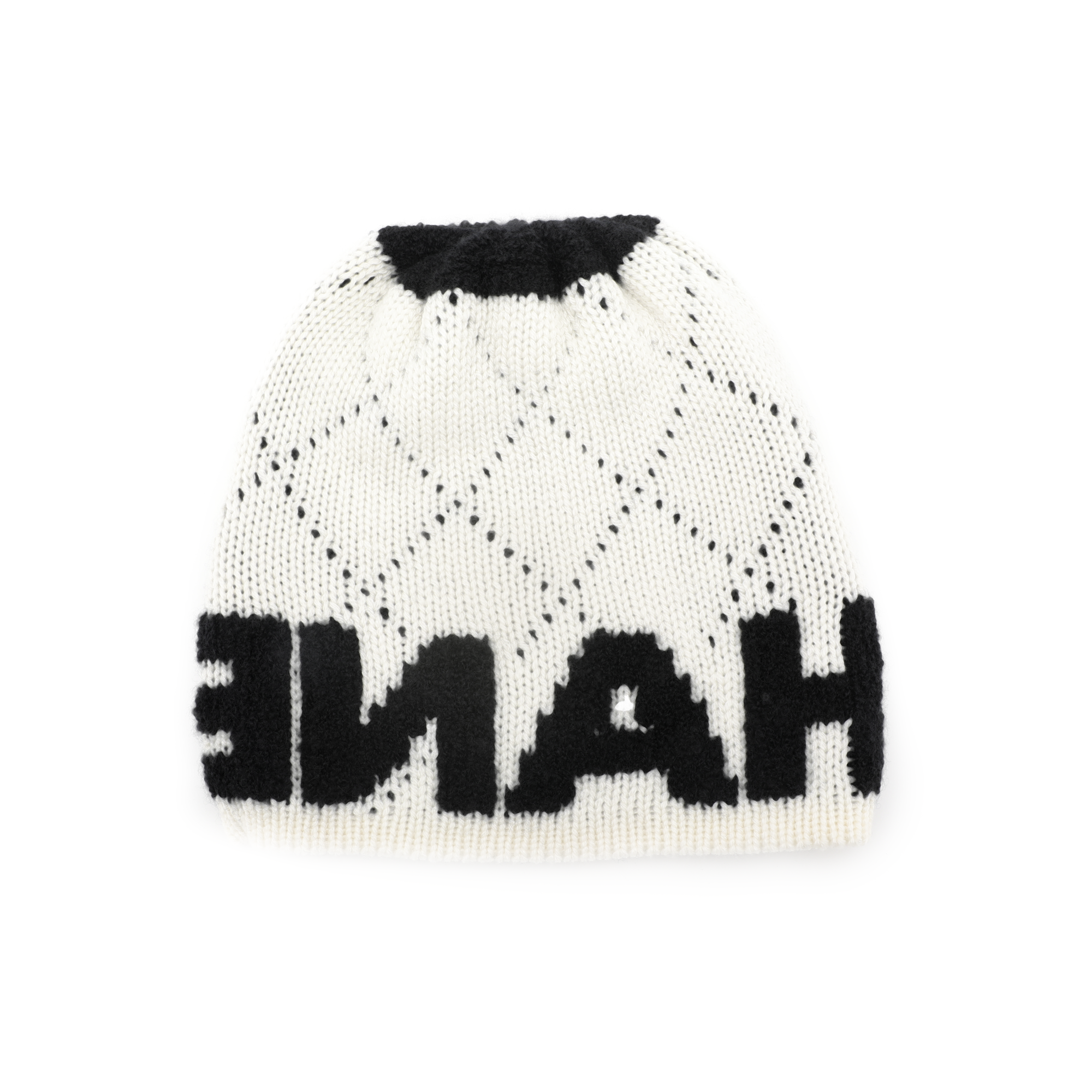 Шапка Chanel Logo (черная) — фото 2