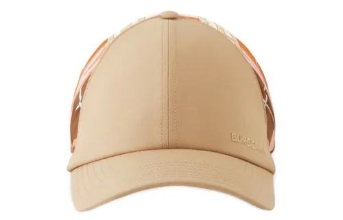 Burberry Scarf detail Baseball Cap