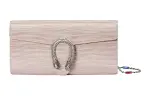 GUCCI Jumbo GG Fabric Crossbody Bag, Shoulder Bag Women's Light Pink
