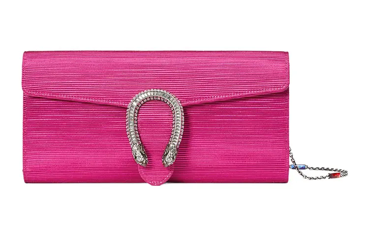 GUCCI Fabric Crossbody Bag, Shoulder Bag Women's Fuchsia