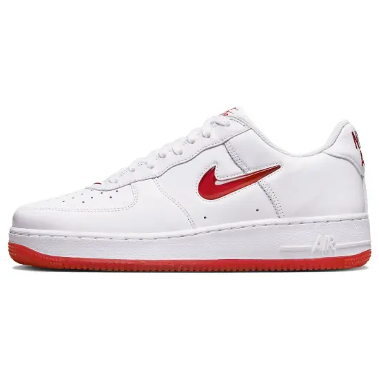 Nike Air Force 1 Low '07 Retro Color Of The Month Jewel Swoosh University Red