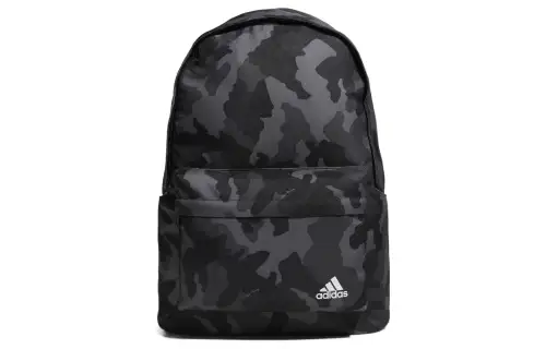 Adidas Polyester Backpack Regular Unisex Light Gray/Dark Gray/Black