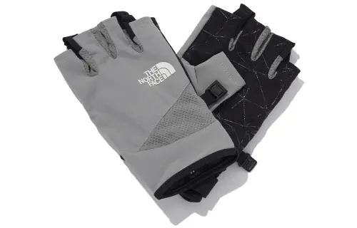 THE NORTH FACE Nylon Sports Gloves Unisex Gray