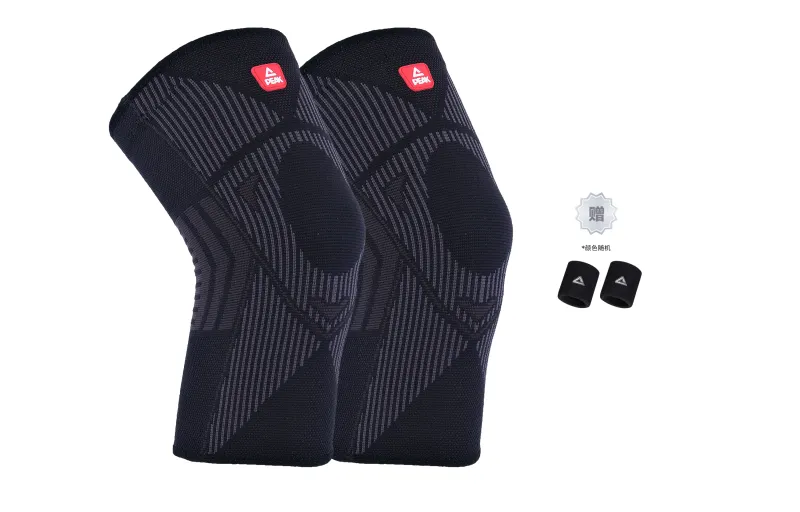 Peak, general purpose for running and fitness, silicone spandex (polyurethane elastic fiber) polyester (polyester fiber) nylon, environmentally friendly, comfortable, thin knee pads