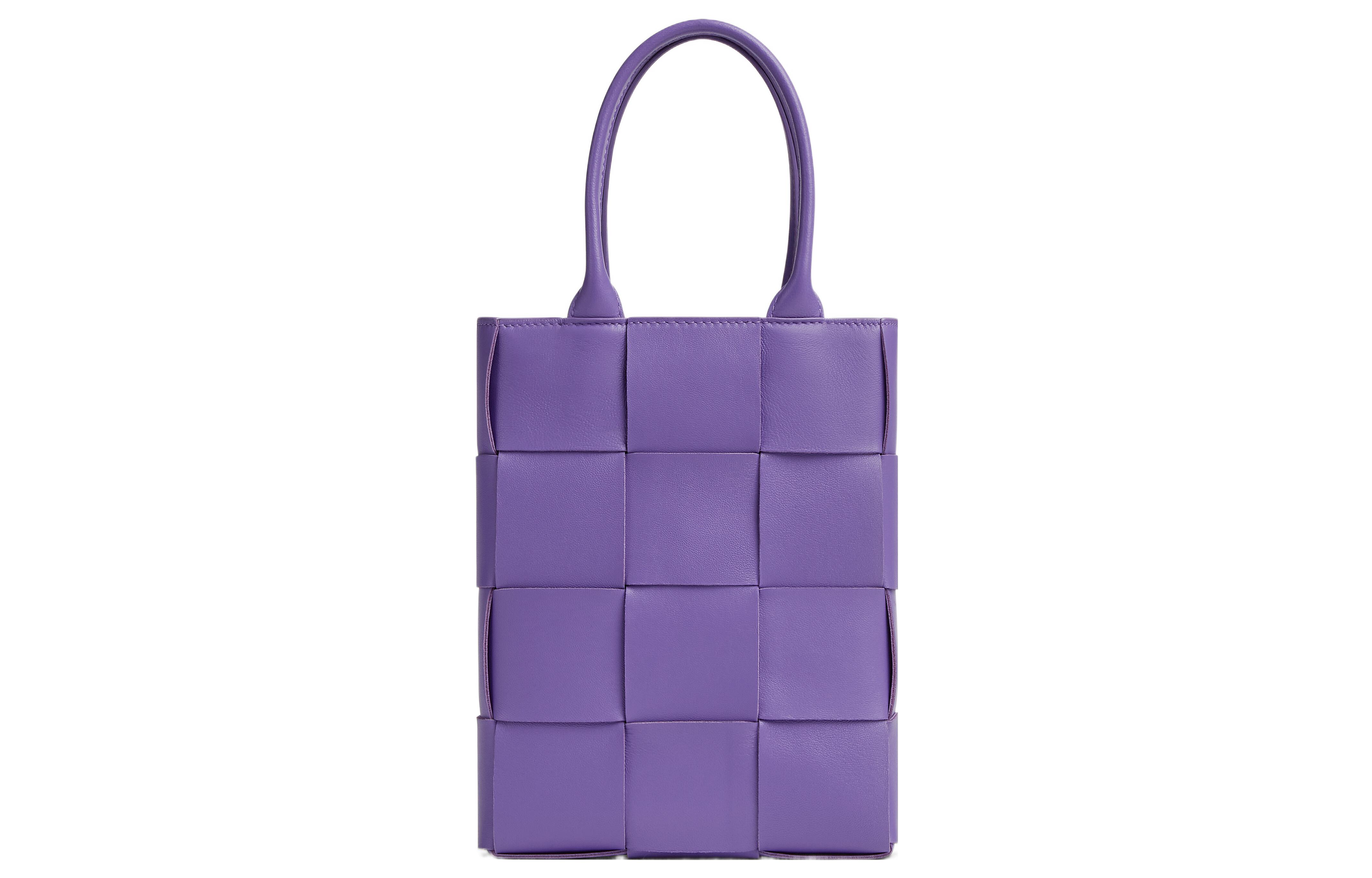 Женская сумка Bottega Bottega Veneta CASSETTE Intreccio Tote (темно-фиолетовый)
