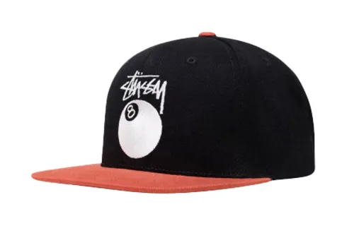 Stussy Twill Stock 8 Ball Cap