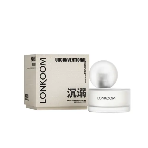 LONKOOM Gift box, wooden lemon perfume, 10 ml, 50 ml