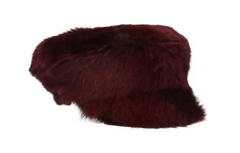 PRADA Berets Women's Red Brown