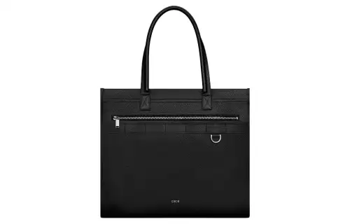 DIOR Grain Calfskin Handbag Regular Men's Black
