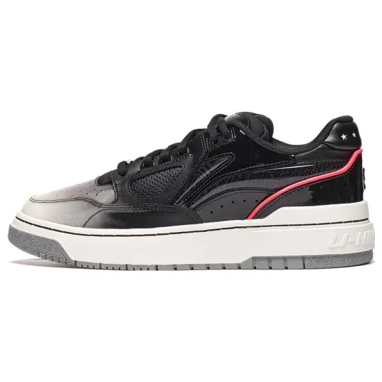 LiNing Rookie 2 BadFive Durable Breathable Low Top Skateboard Shoes Men's Black White