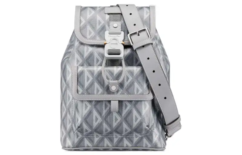 DIOR Hit The Road Canvas Crossbody Bag, Shoulder Bag Men's Dior Gray