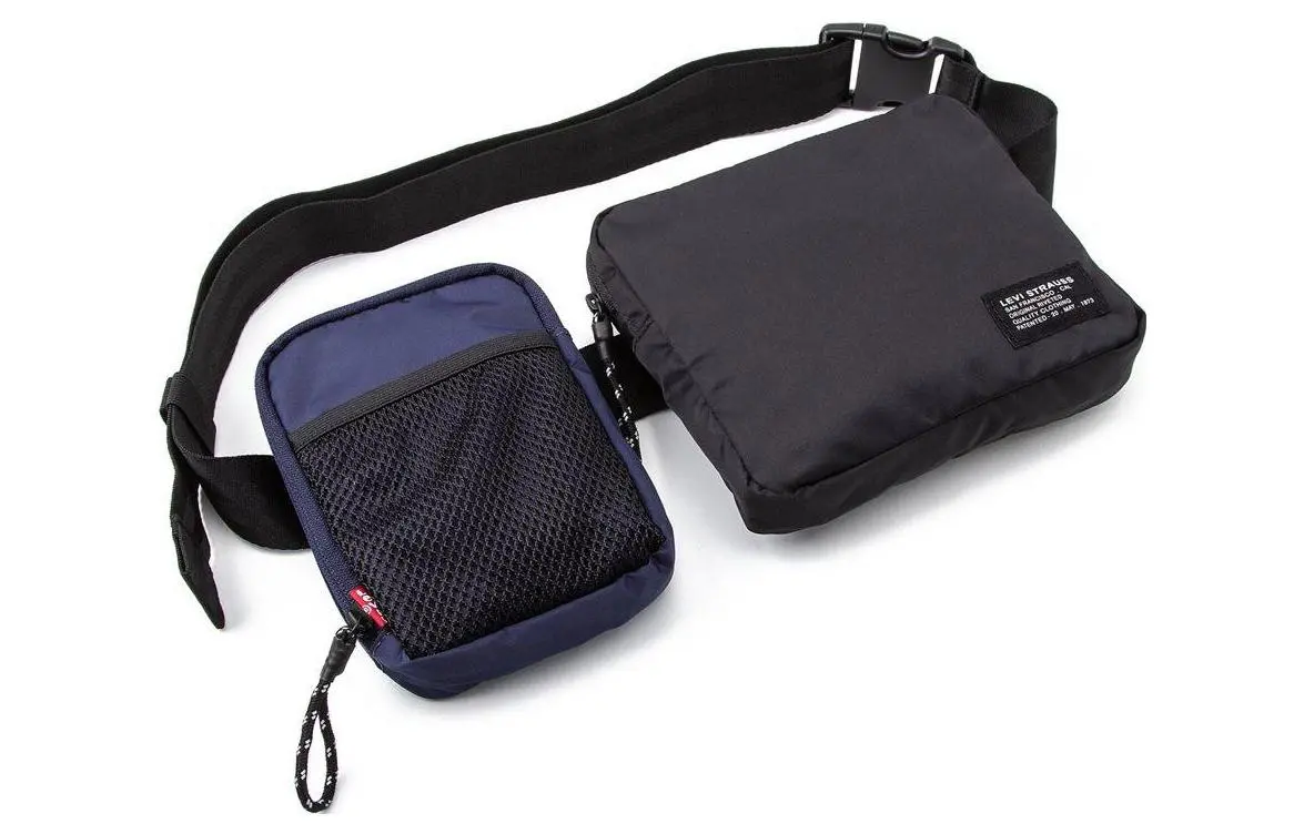 Levi's Polyamide Fanny Packs Regular Men's Black/Blue