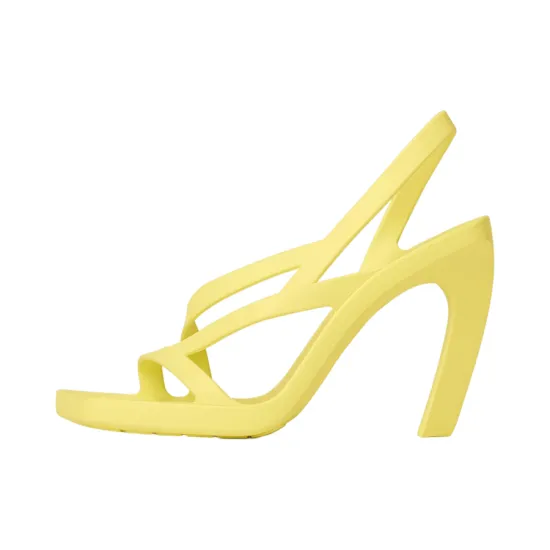 Bottega Veneta One Strap Sandals 10cm Women's Yellow
