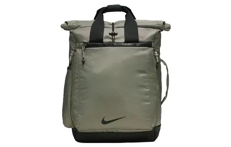 Nike Polyester Backpacks Unisex Green