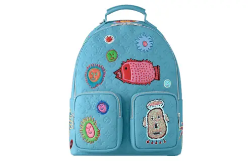 LOUIS VUITTON Lv X Yk Multipockete Backpack Blue