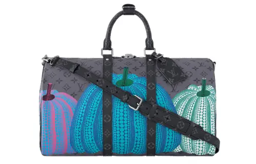 LOUIS VUITTON Lv X Yk Keepall Bag 45 Pumpkin Print