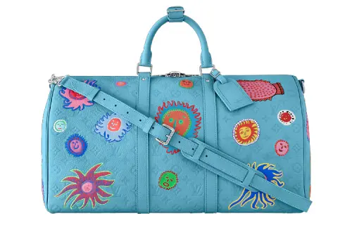 LOUIS VUITTON Lv X Yk Keepall 50 Blue
