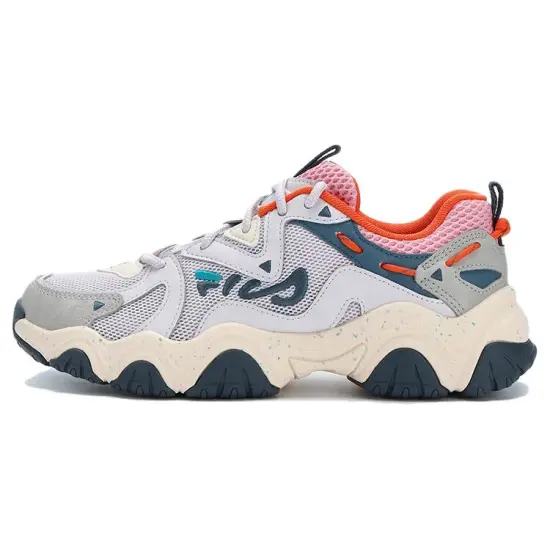 FILA Fluid 4 Sneakers 'Grey Cream Red' Women's