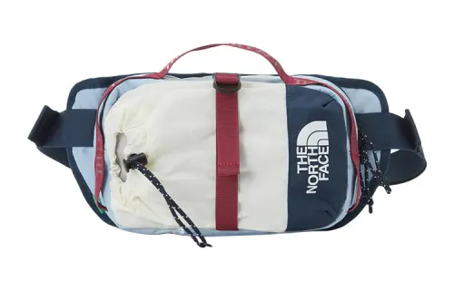 THE NORTH FACE 3.2L One Shoulder Crossbody Bag Sling Bag Fanny Pack Outdoor Bag Recycled Nylon Multicolor & Blue Unisex