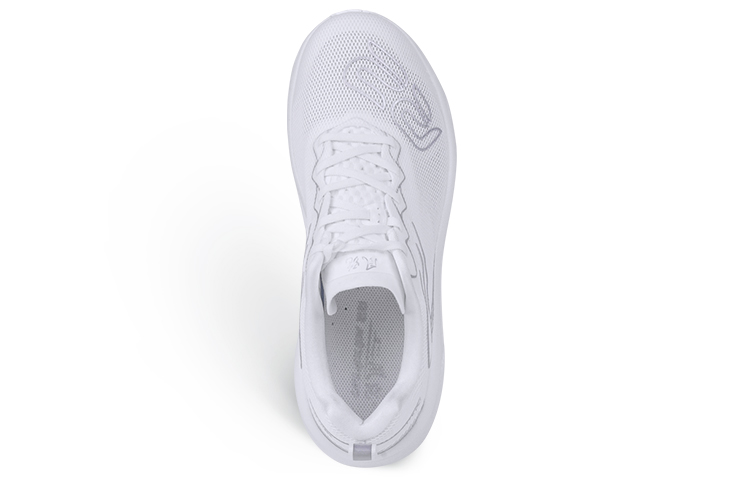 R2 REALRUN Cushioning Breathable Low top Running Shoes Unisex Pearl White