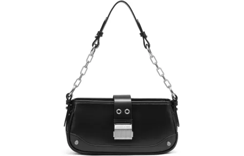 CHARLES&KEITH Silk Scarf Canvas Collection Canvas Charles & Keith Bag Saddle Bag Punk Bag Small Square Bag Shoulder Bag