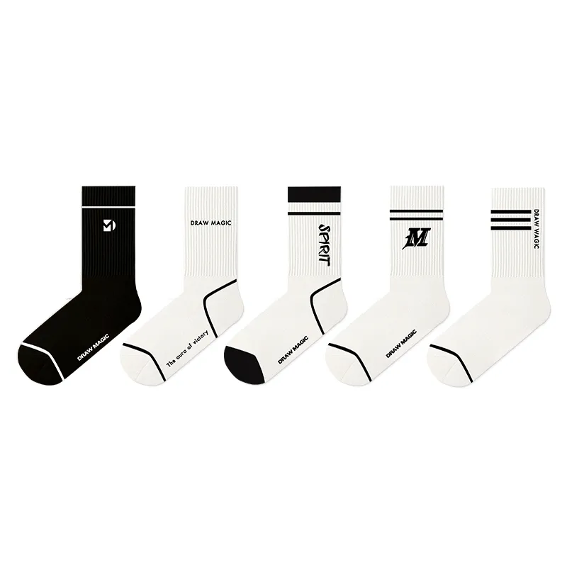 Duanmei Crew Socks Unisex 5 Pack