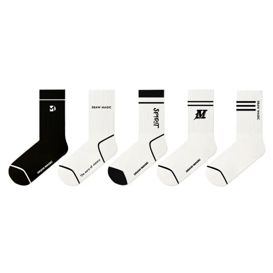 Duanmei Crew Socks Unisex 5 Pack