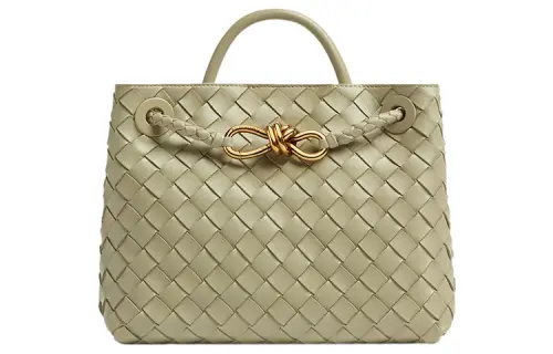 Bottega Veneta Sheepskin Shoulder Bag, Crossbody Bag, Handbag Small Unisex Travertine Green