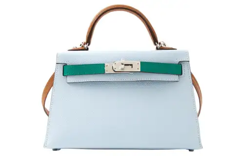 HERMES Mini Kelly 2 Epsom Leather Kelly Bag, Shoulder Bag, Crossbody Bag, Handbag 19 Women's