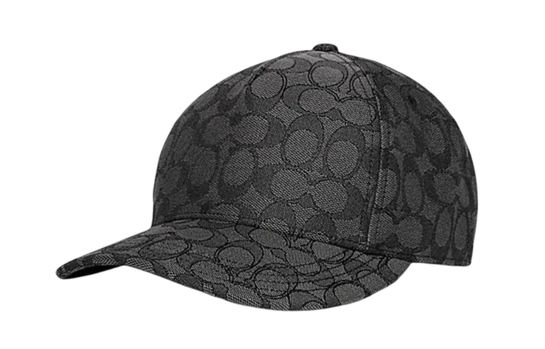 COACH Baseball Caps Unisex Black