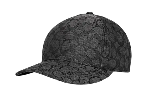 COACH Baseball Caps Unisex Black