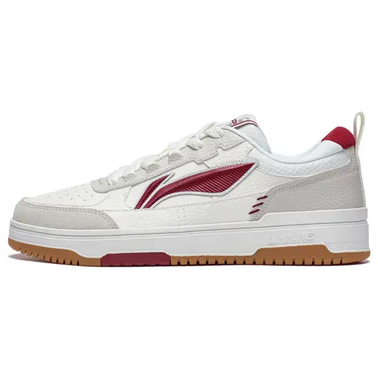 LINING Tianji 2.0 Skateboard Shoes Men Low-Top White Gray/Red