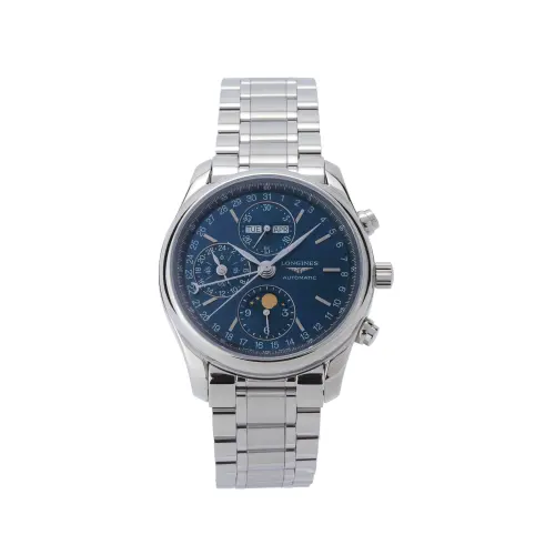 LONGINES Automatic Mechanical Movement Men's Watches Watch 40mm Blue Dial Stainless Steel Watchband