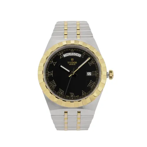 TUDOR Royal Collection Automatic Mechanical Movement Men's Watches Watch 41mm Black Dial Matte Steel Watch Case