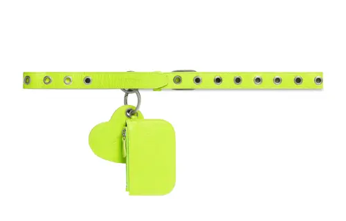 Balenciaga Leather Belts Women's Green