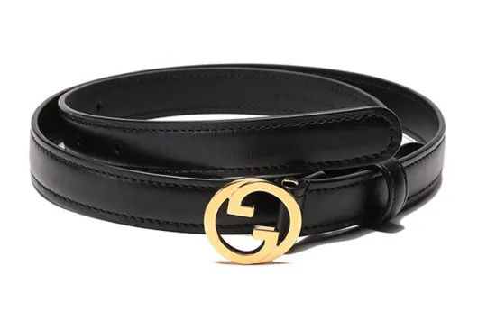 GUCCI Blondie Leather Belt