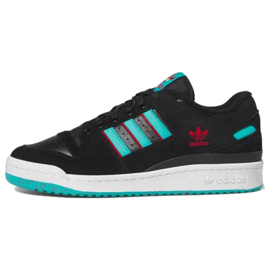 Adidas Originals Forum 84 Low Adv Black Better Scarlet