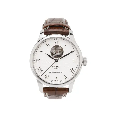 TISSOT Le Locle Collection Automatic Mechanical Movement Men's Watch 39.3mm White Dial Stainless Steel Case