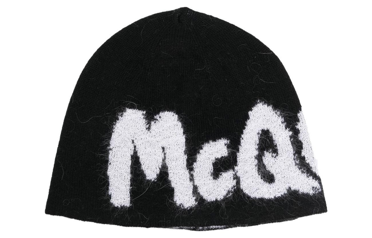 Мужская шапка Alexander McQueen (черная)