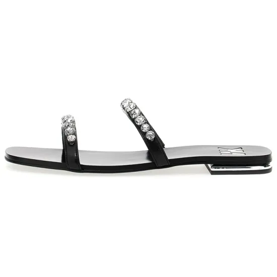 MICHAEL KORS Jessa Slide Slippers Women's Black