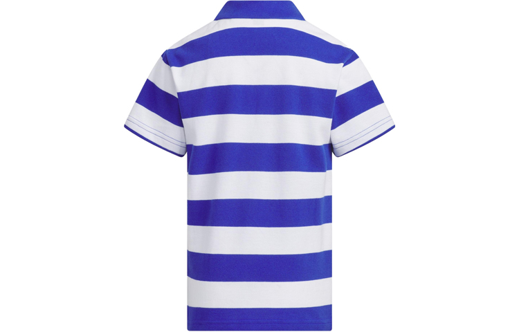Мужская футболка-поло adidas Logo Polo Shirt (голубая) — фото 2