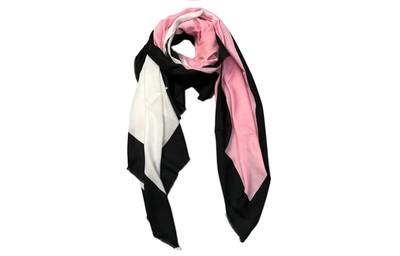 Burberry Cotton Knit Scarves Women's Multicolor