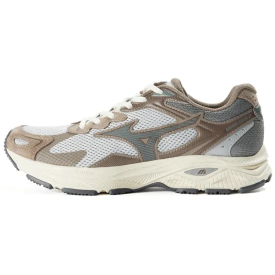 Mizuno Racer S Running Shoes Unisex Low-Top Glacier Gray/Brown/Beige