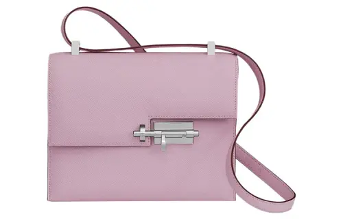 HERMES Verrou Epsom Calfskin Verrou Bag, Shoulder Bag, Crossbody Bag Women's X9 Mauve Sylvestre Mallow Purple